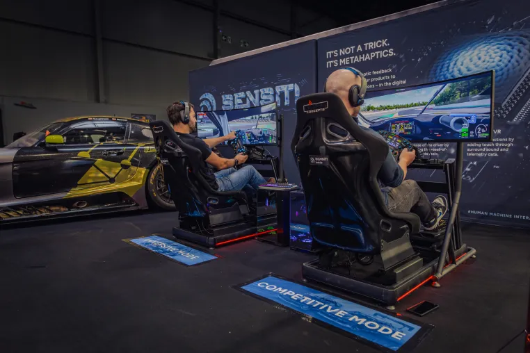 SensitHaptics präsentiert das neue MTC-P Extreme auf der SimRacing Expo 2025 Bild: SensitHaptics präsentiert das neue MTC-P Extreme auf der SimRacing Expo 2025