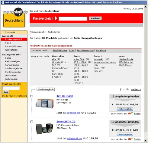 Bild: meinestadt.de kooperiert mit Mentasys