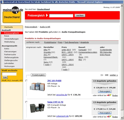 Bild: meinestadt.de kooperiert mit Mentasys