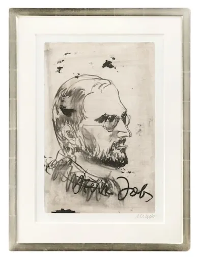 Bild: Steve Jobs-Portrait, die neue Grafik von Armin Mueller-Stahl