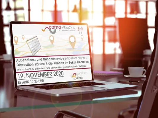 MOLIRIS Field – Kundenorientierte Termin- und Tourendisposition für den Außendienst – im Webcast am 19.11.2020 Bild: MOLIRIS Field – Kundenorientierte Termin- und Tourendisposition für den Außendienst – im Webcast am 19.11.2020