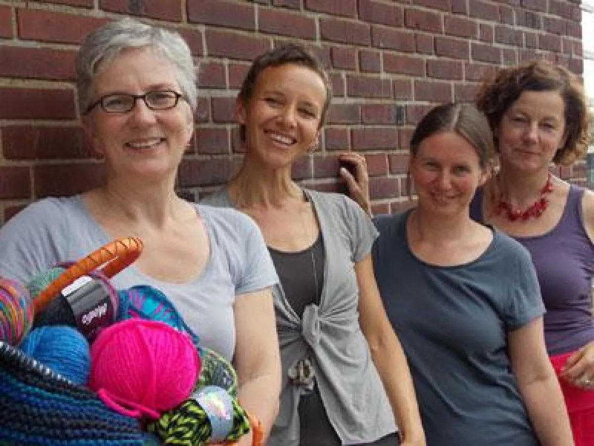 Gründerinnen-Werkstatt: Barbara Rosengarten, Gerlinde Amsbeck, Astrid Hochbahn, Tanja Gellermann