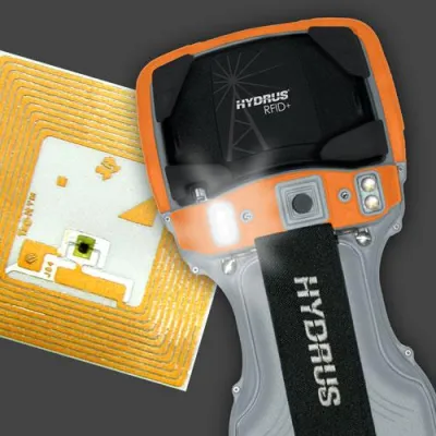 Bild: Hydrus Luna RFID - Ultra Robuster Handcomputer (IP67/68) mit 13,56 MHz RFID und XENON Blitz
