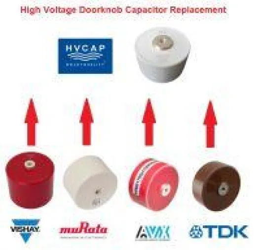 HVC Capacitor: 1:1 Austauschtypen für Hochvolt-Doorknob Kondensatoren alternativ zu Vishay, TDK, AVX, Murata Bild: HVC Capacitor: 1:1 Austauschtypen für Hochvolt-Doorknob Kondensatoren alternativ zu Vishay, TDK, AVX, Murata