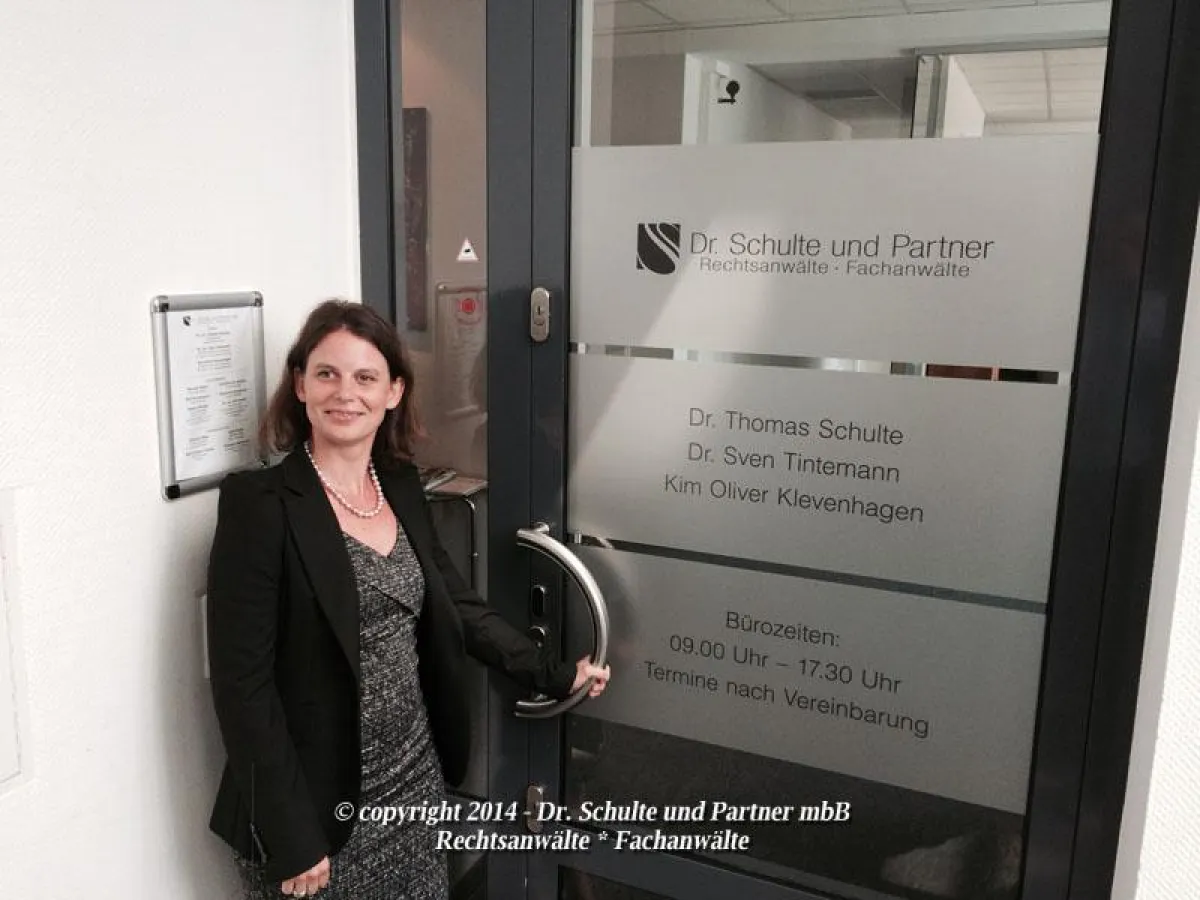 Rechtsanwältin Julia von Bredow, Dr. Schulte und Partner Rechtsanwälte mbB
