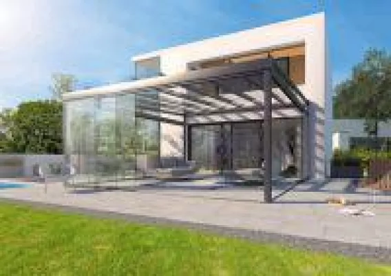 Bild: AREA - das Terrassenglassystem mit kubischem Design