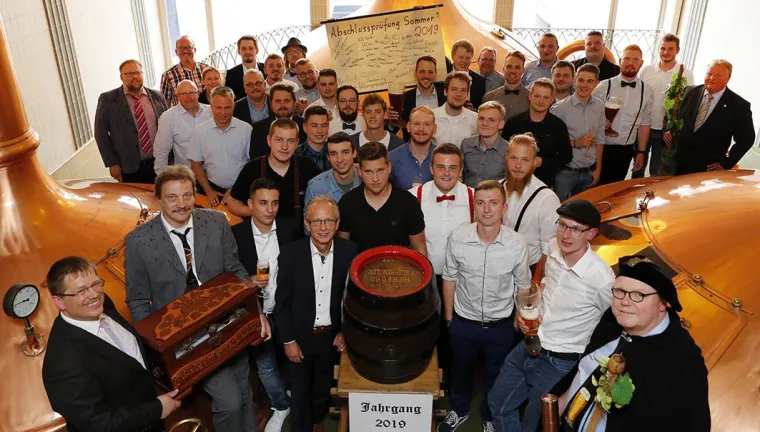 Bild: Lossprechungsfeier der Brauer und Mälzer in der Herforder Brauerei