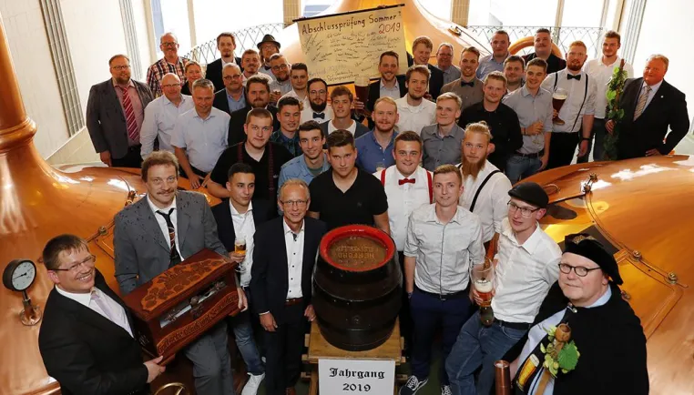 Bild: Lossprechungsfeier der Brauer und Mälzer in der Herforder Brauerei