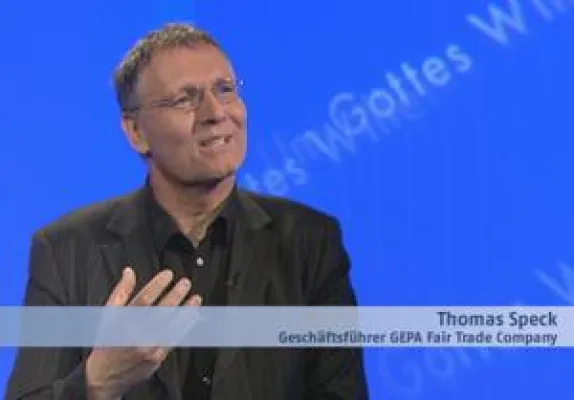 Bild: Bruder Paulus im Gespräch mit Thomas Speck- Sonntag, 26.10.2008, 8.30 Uhr, N24 Ethik „Um Gottes Willen"