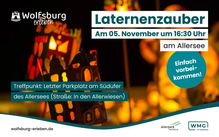 Bild: Erster Laternenzauber am Allersee 