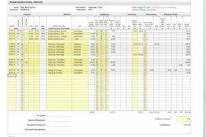Bild: Excel Reisekostenabrechnung 2018