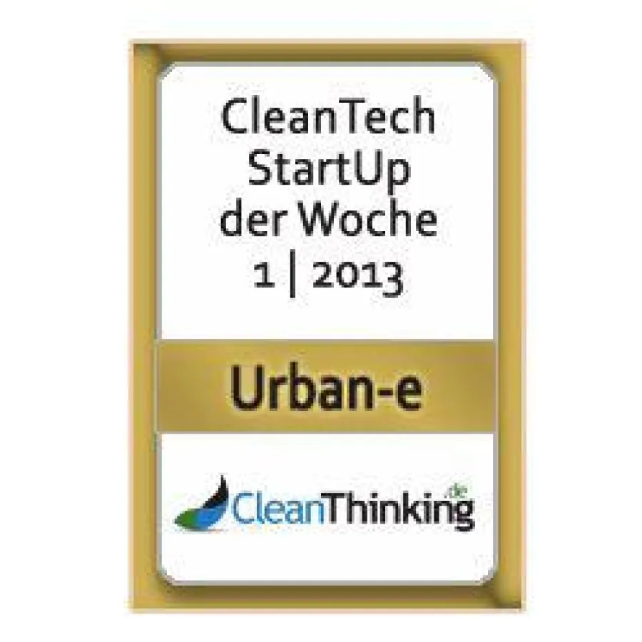 CleanTech-StartUp der Woche ist Urban-e aus Berlin