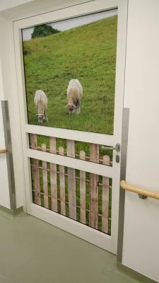 Bild: Optische Barrieren für Demenzstationen