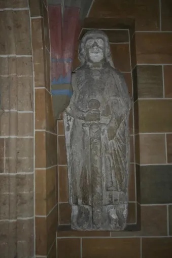 Bild: Wer steht denn da im Bremer Dom?