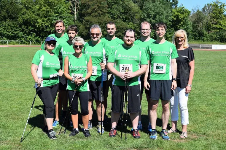 Bild: Asklepios Orthopädische Klinik Lindenlohe beim Schwandorfer Charity Stadtlauf