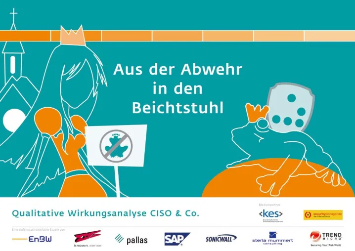 Bild: Beichtvater, Froschkönig oder Columbo? -Neue Security-Studie nimmt Sicherheitsverantwortliche unter die Lupe