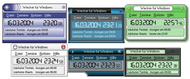 Wecker für Windows 6.5.3: Nur ja keinen Termin verpassen Bild: Wecker für Windows 6.5.3: Nur ja keinen Termin verpassen