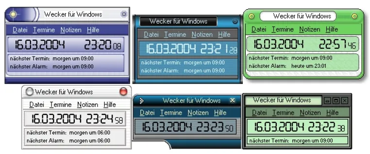 Bild: Wecker für Windows 6.5.3: Nur ja keinen Termin verpassen