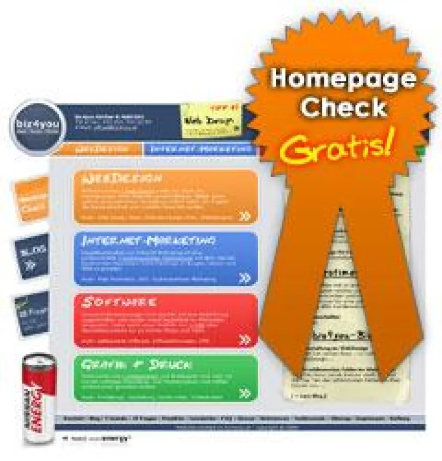 GRATIS Check der Homepage Ihrer Website