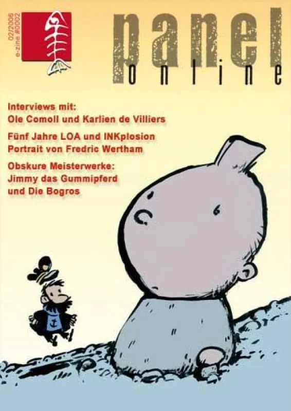 Cover zu PANEL online zwei. Zeichnung: Ole Comoll