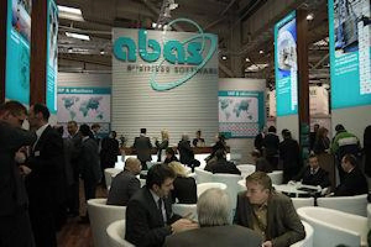 abas-Messestand auf der CeBIT 2011