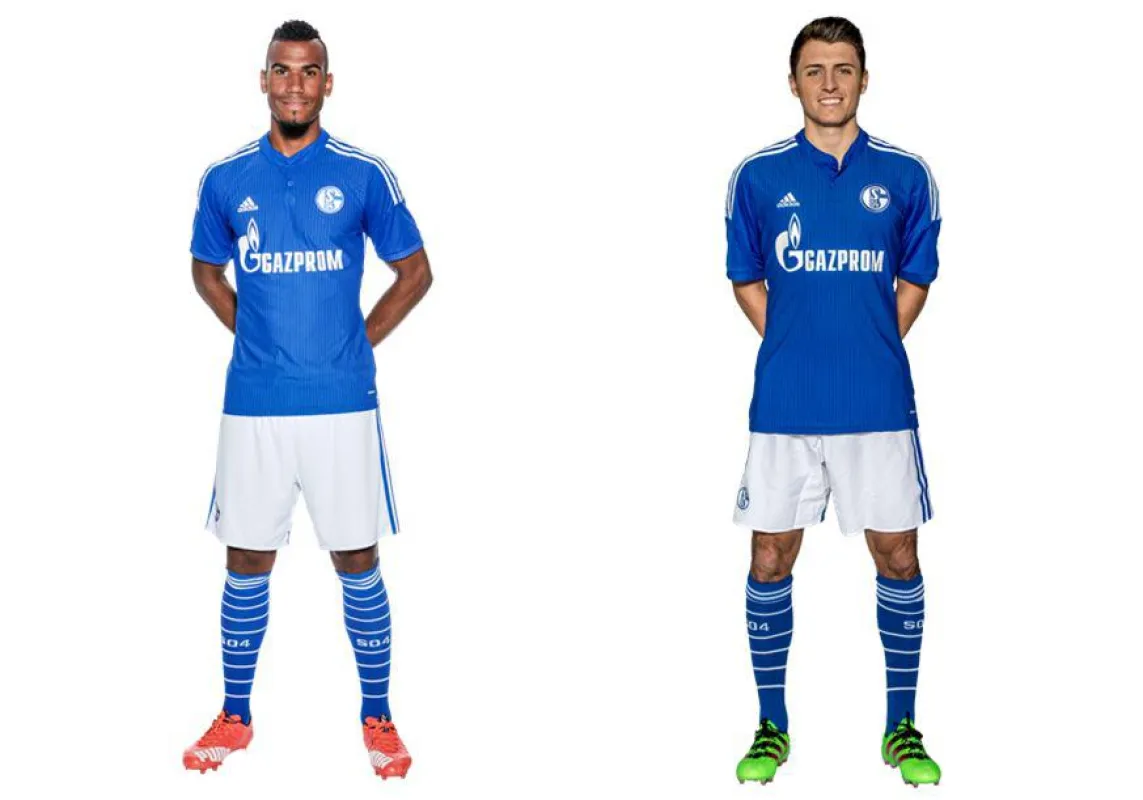 Am 20. April im MEDIMAX Bochum live vor Ort: Eric Maxim Choupo-Moting (l.) und Alessandro Schöpf