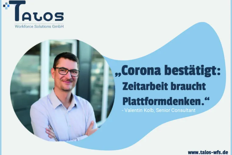 Covid-19 als Motor für die Digitalisierung in der Zeitarbeit Bild: Covid-19 als Motor für die Digitalisierung in der Zeitarbeit