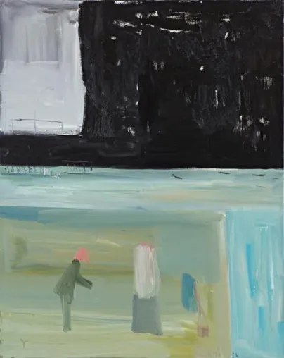 Bild: Osmar Osten "Prager Fenster" - Malerei | Ausstellung in der Galerie Borssenanger vom 03.09. bis zum 29.10.2011