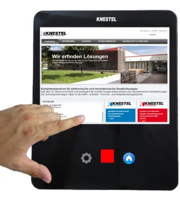 KNESTEL bietet Gestensteuerung für alle Touchscreens und jeden Einsatz Bild: KNESTEL bietet Gestensteuerung für alle Touchscreens und jeden Einsatz