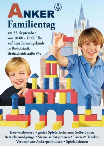 Bild: 22.09.2012: Familientag mit Ankersteinen in Rudolstadt