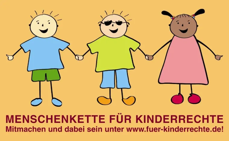 Bild: Online-Menschenkette für Kinderrechte gestartet