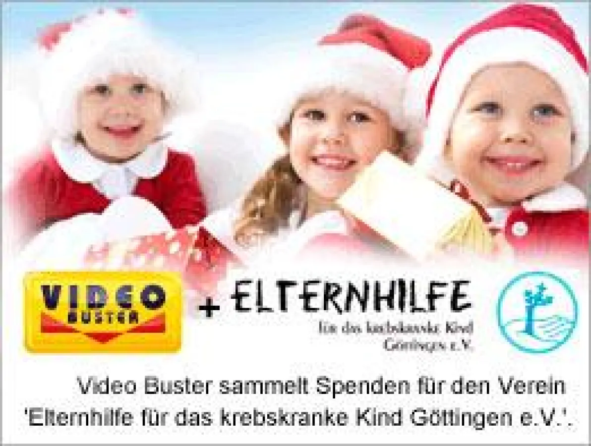 Win-Win-Weihnachtsspendenaktion auf videobuster.de