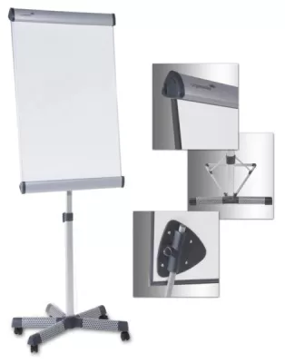 Bild: Aller guten Dinge sind drei: Legamaster präsentiert neue Flipchartserie im Dreiecks-Design