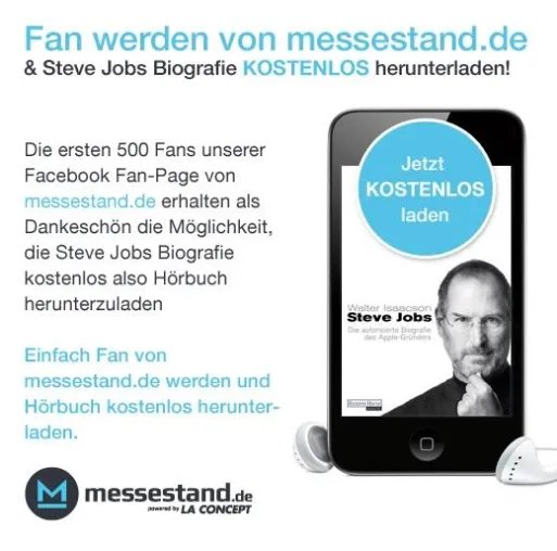 Bild: Steve Jobs Hörbuch für Facebook Fans