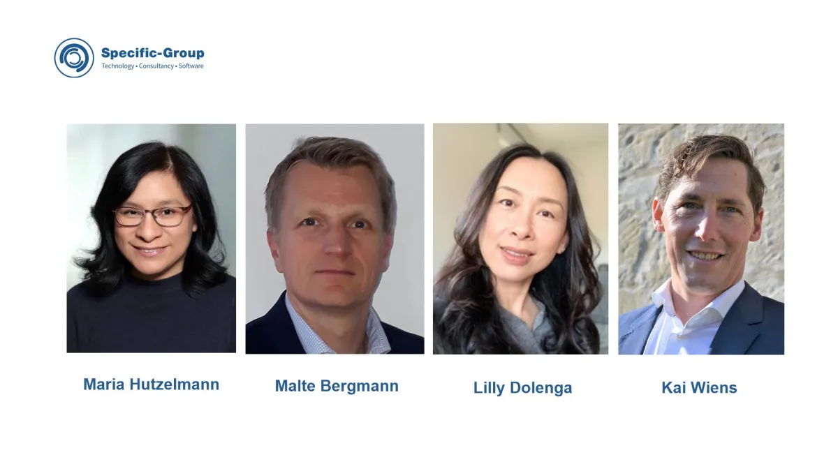 Specific-Group mit vier neuen MitarbeiterInnen (© Specific-Group)