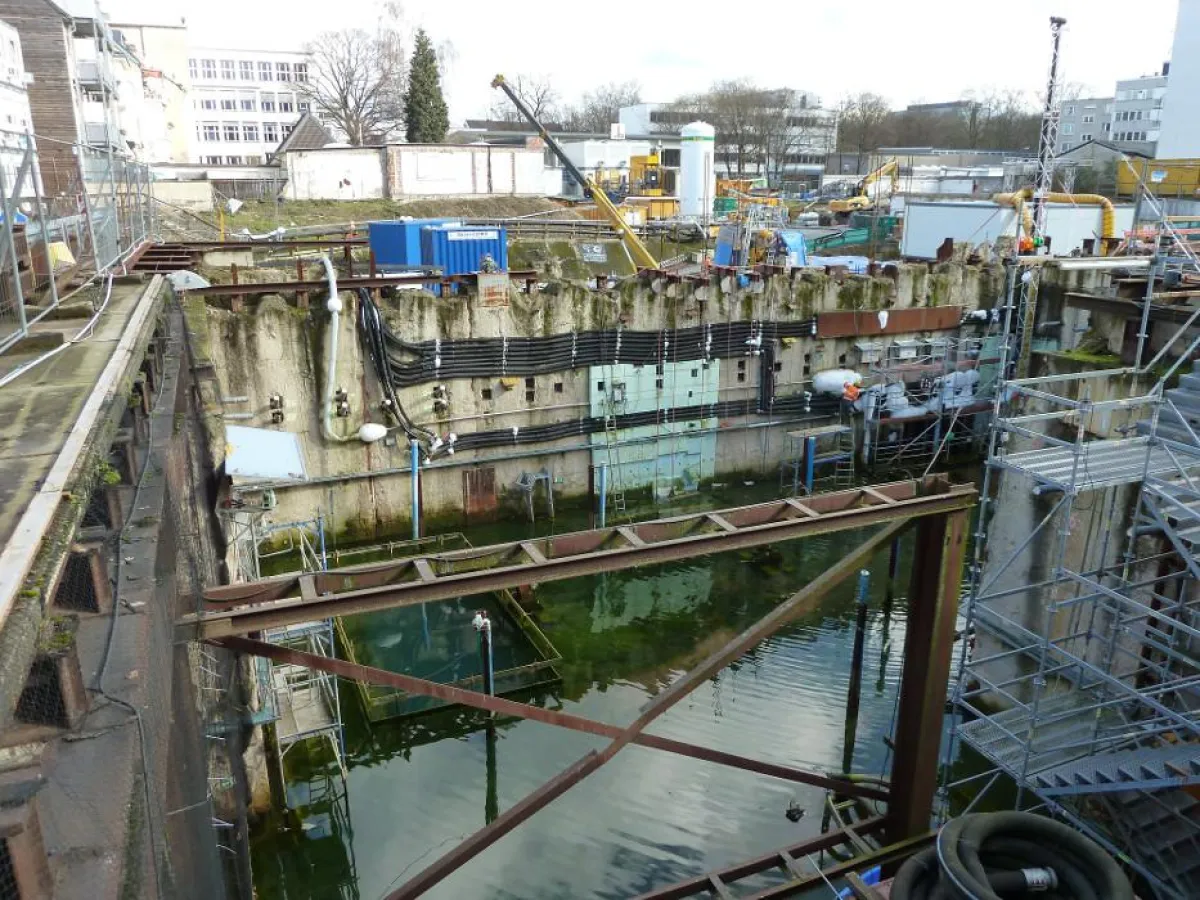 Einsturzstelle Historisches Archiv der Stadt Köln. Foto: A. Wulf