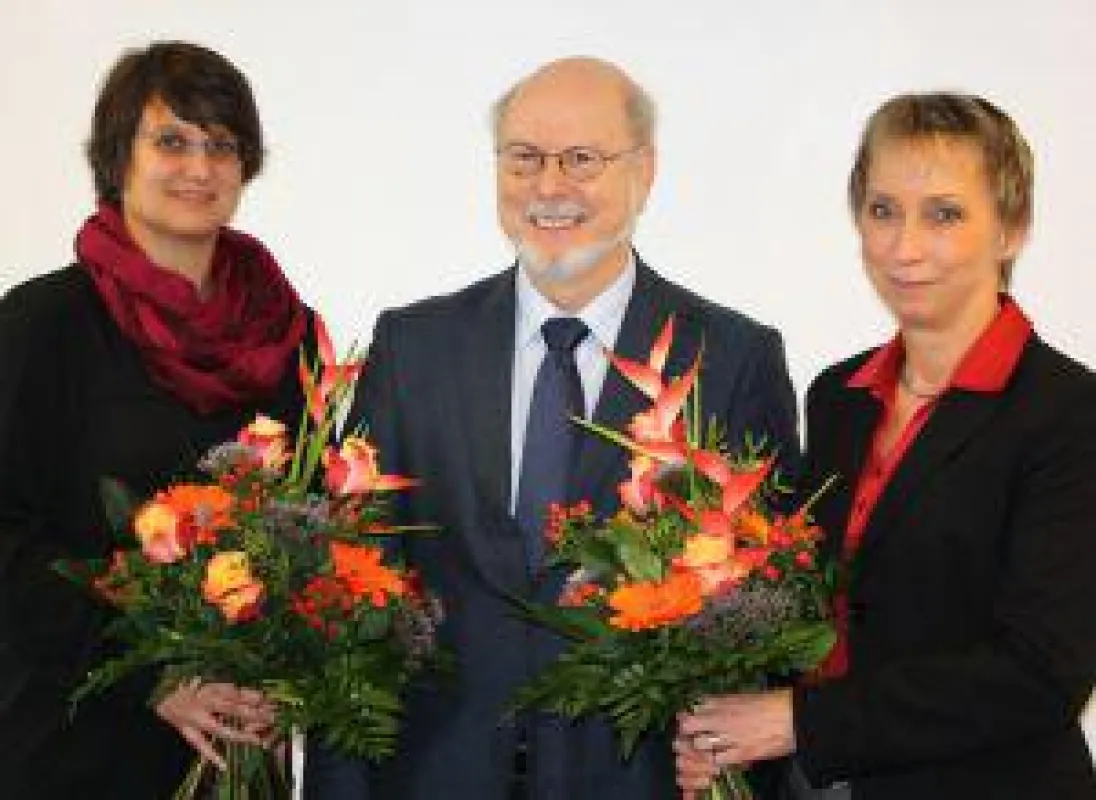 Dieses Dreiergespann wird künftig die Geschicke des IBB lenken: Der neue Vorstand mit (v. l.) Katrin
