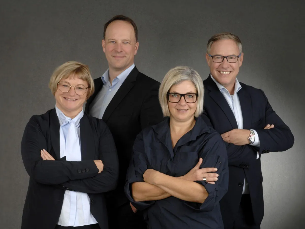 Annette Krohmer, Joachim Gast, Tanja Krauß und Robert Leitl (von li. nach re., Foto: BAK Landau)