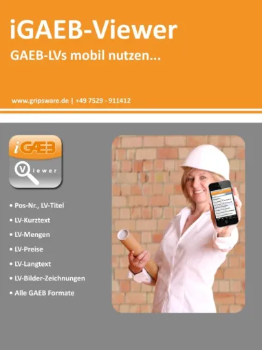 Bild: Leistungsverzeichnis to go - GAEB-Dateien auf dem iPhone