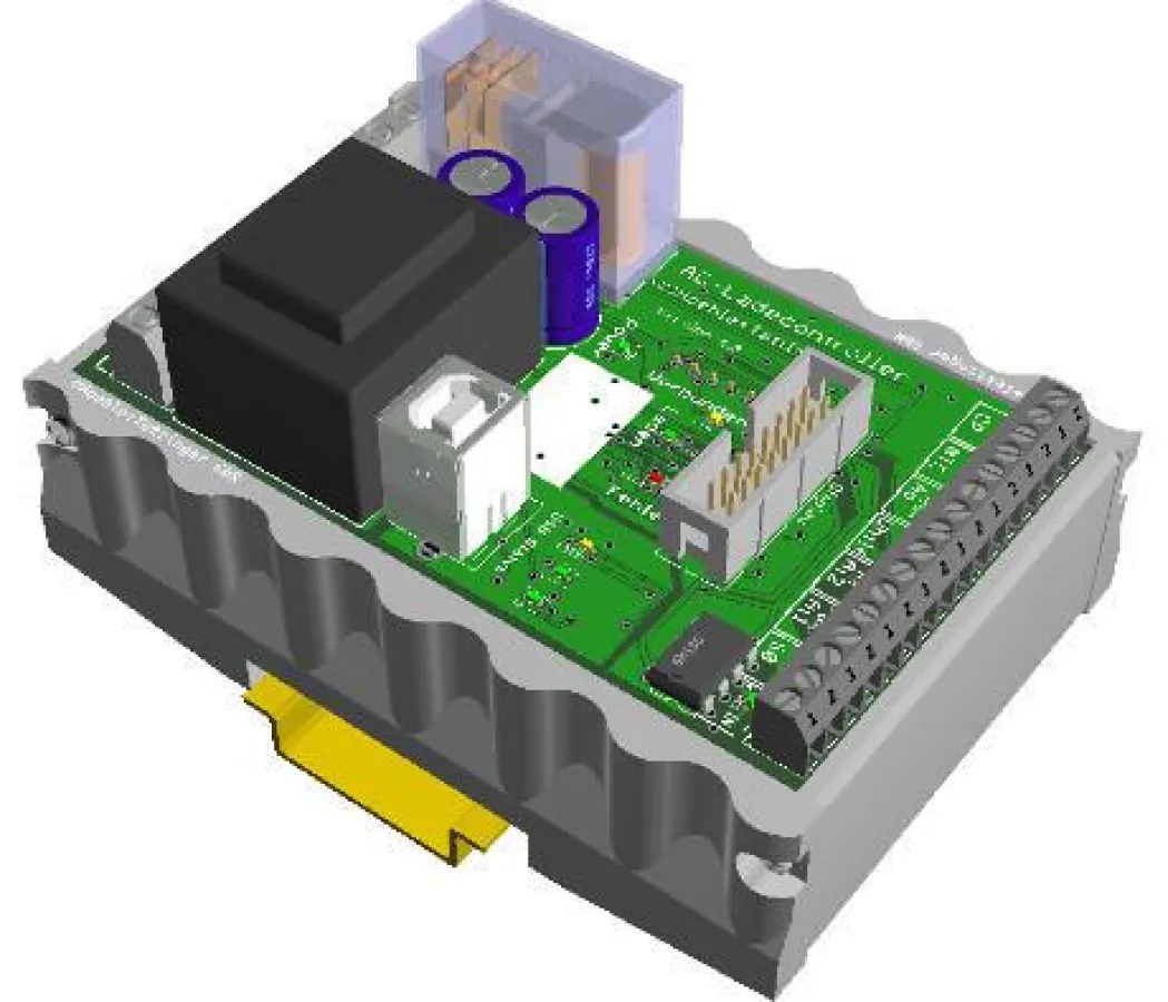 Prototyp des AC-Ladecontroller von Höhle + Tettinger