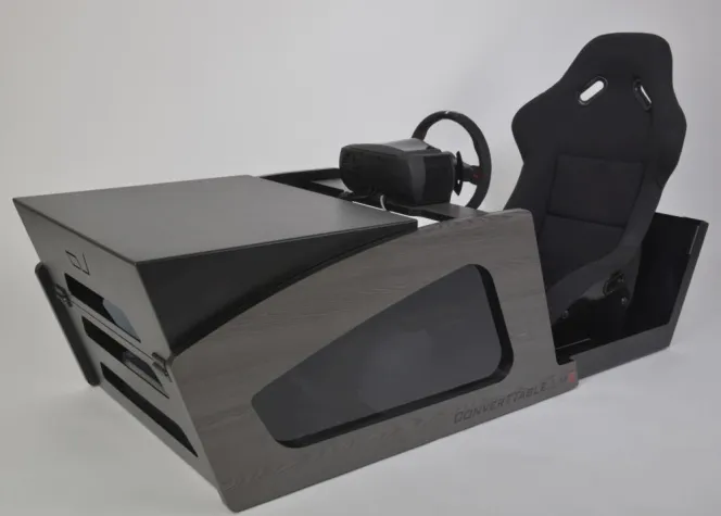 Bild: Der neue ConverTTable LM S Design Fahrsimulator!