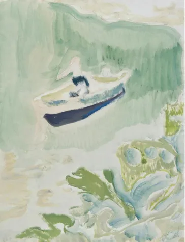 Bild: Peter Doig „Faint Paradise“ vom 02.06.2015 bis 31.07.2015 bei Galerie Fluegel-Roncak