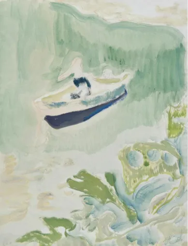 Bild: Peter Doig „Faint Paradise“ vom 02.06.2015 bis 31.07.2015 bei Galerie Fluegel-Roncak