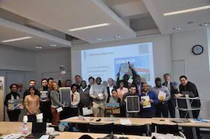 Steca bei der SRH Solar Winter School in Berlin Bild: Steca bei der SRH Solar Winter School in Berlin
