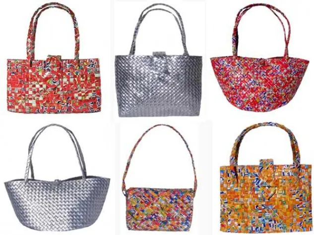 Bild: Bunte Taschen von Rebagz