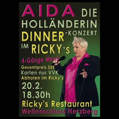 Bild: Sängerin Aida stellt CD bei exklusivem Dinner-Konzert im Herzberger Welfenschloss vor