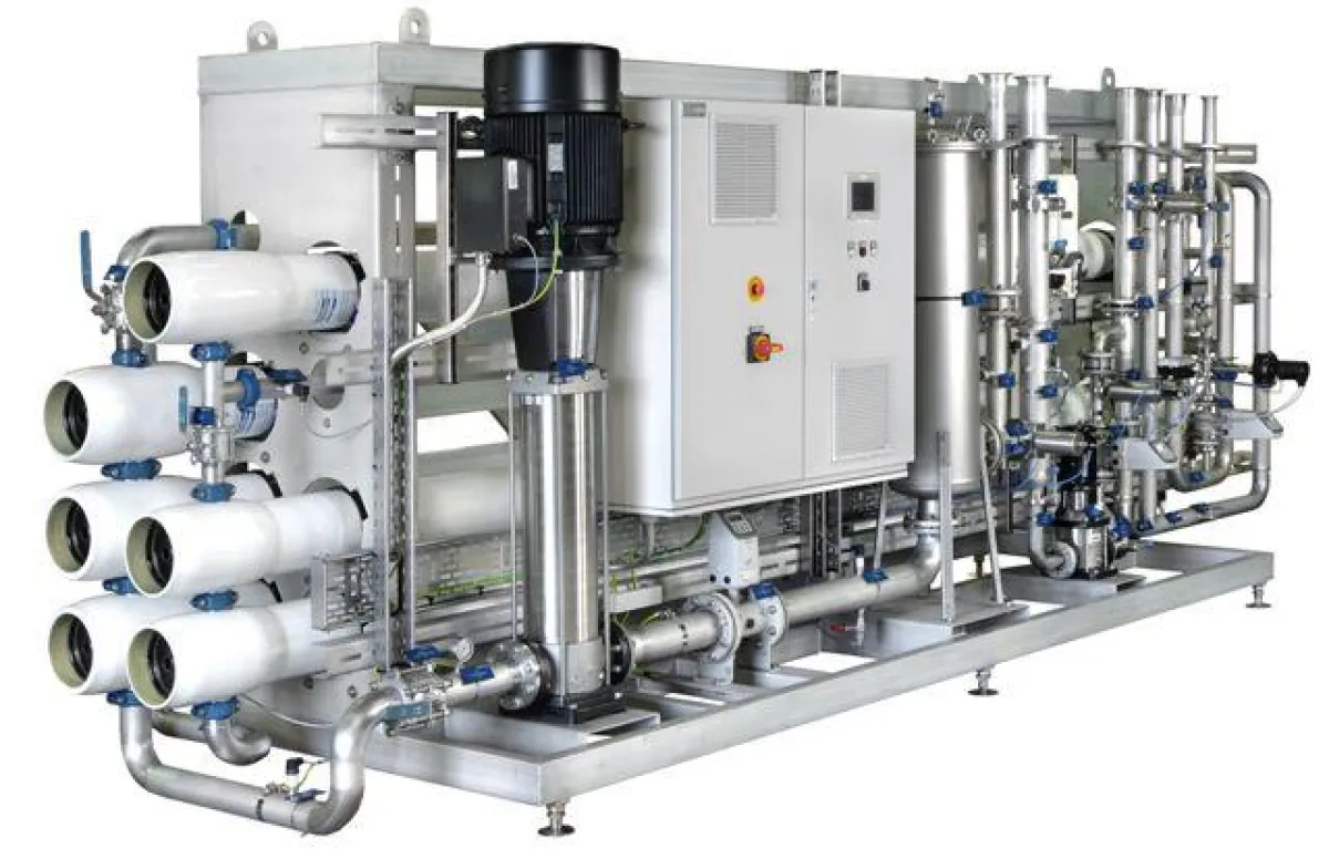 Eine Umkehrosmoseanlage von ELGA Berkefeld als Ausführungsbeispiel für die langjährige Zusammenarbeit mit PepsiCo in vielen Regionen der Welt.