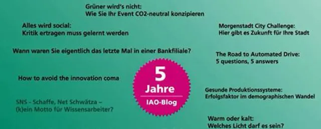 Der IAO-Blog im neuen Gewand Bild: Der IAO-Blog im neuen Gewand