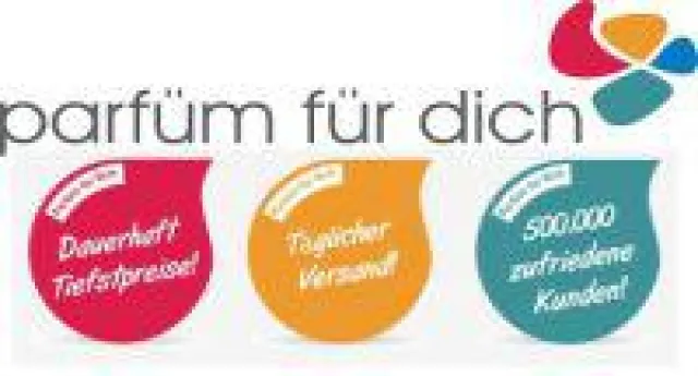 Bild: Parfüm für Dich, die Online-Parfümerie für Markendüfte mit Schnäppchengarantie!