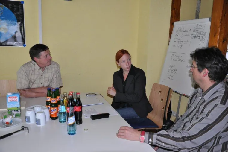 Bundestagskandidatin der SPD Dagmar Schmidt besucht die Zinzius GmbH und informiert sich über Green IT Bild: Bundestagskandidatin der SPD Dagmar Schmidt besucht die Zinzius GmbH und informiert sich über Green IT